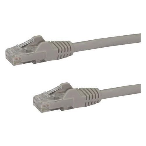 StarTech.com 3m Cat6 Gray Snagless Gigabit Ethernet Rj45 cavo maschio maschio