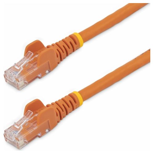 StarTech.com 3m Cat6 Orange Snagless Gigabit Ethernet Rj45 cavo maschio maschio