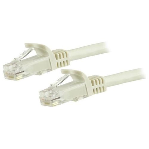 StarTech.com 5m Cat6 White Snagless Gigabit Ethernet Rj45 cavo maschio maschio