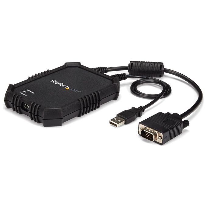 Startech.com Adattatore crash cart portatile per PC con alloggiamento antiurto - Console KVM USB con trasferimento di file e Acquisizione Video