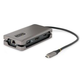 StarTech.com Adattatore Multiporta USB-C Cavo Integrato Avvolgente 30cm