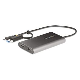 Startech.com Adattatore da Usb-c a Hdmi per Laptop 4k 60hz 100W Power Delivery Pass-through Cavo Integrato 30cm