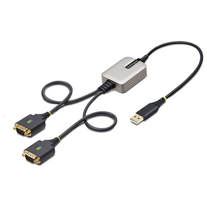 StarTech.com Adattatore USB Seriale RS-232 2 Porte DB-9 USB-A
