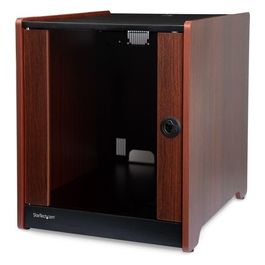 Armadio Server rack 12u Rifinito in Legno con Rotelle