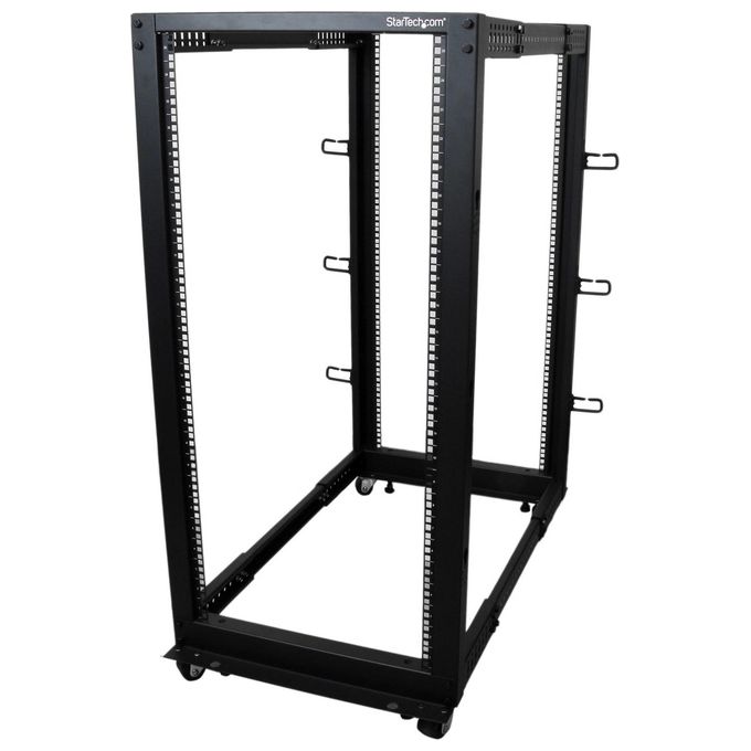 StarTech.com Armadio Server rack 4 Staffe a Telaio Aperto 25u reg