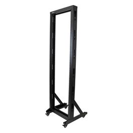 Armadio Server Rack con 2 staffe a Telaio Aperto 42U con ruote orientabili