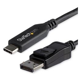 Cavo Adattatore DisplayPort USB-C da 1,8m 8K 30hz Adattatore Video Usb-C Nero