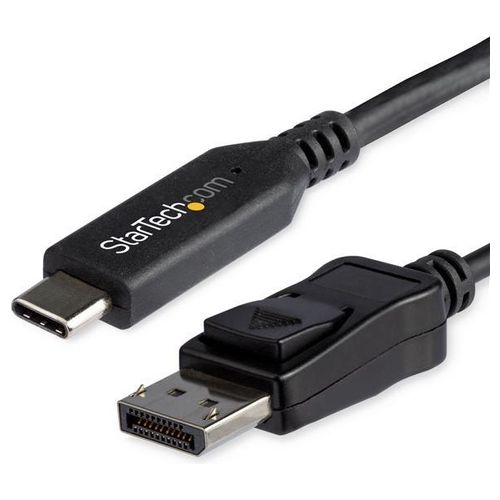 StarTech.com Cavo Adattatore DisplayPort USB-C da 1,8m 8K 30hz Adattatore Video Usb-C Nero