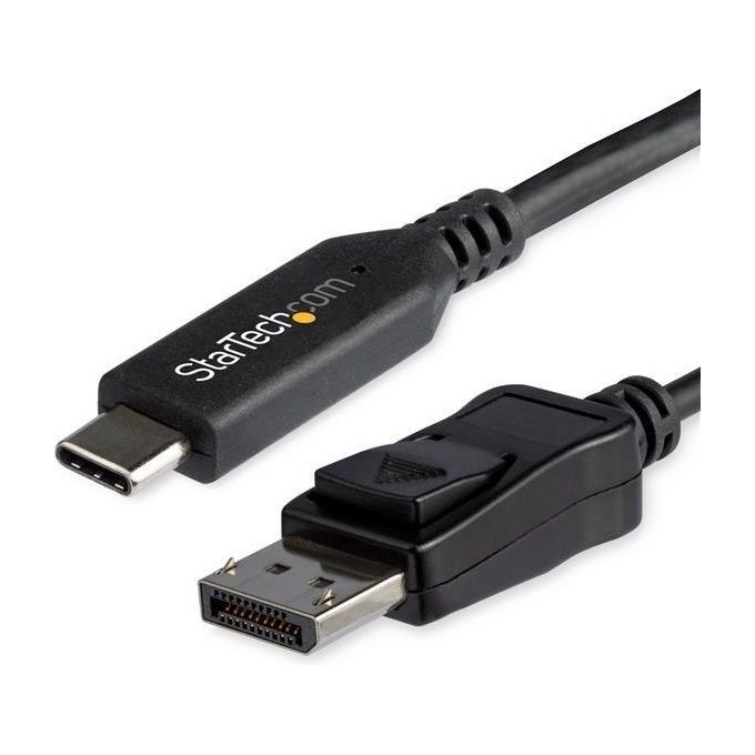 StarTech.com Cavo Adattatore DisplayPort USB-C da 1,8m 8K 30hz Adattatore Video Usb-C Nero