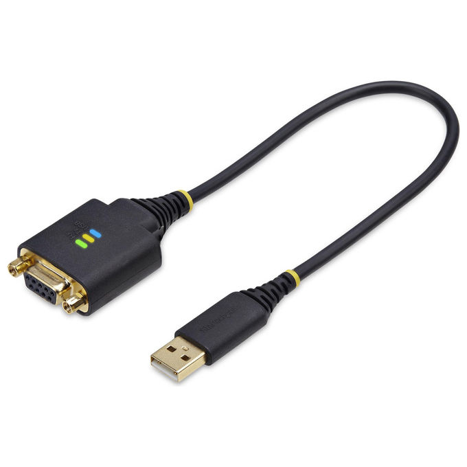 StarTech.com Cavo Adattatore Usb Seriale Null Modem 30cm Usb-A a Db9 Rs232 Com