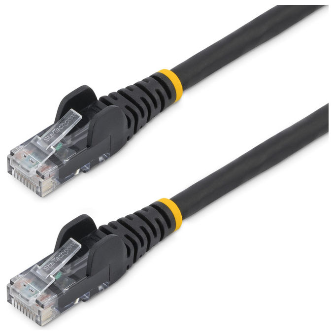 StarTech.com Cavo Ethernet CAT 6a 10m Nero LSZH RJ45 Antigroviglio