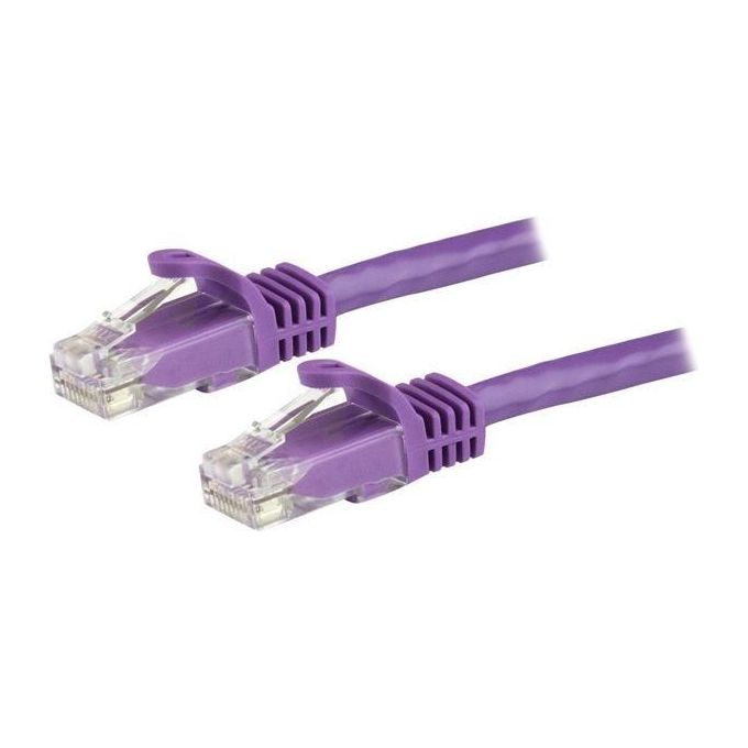 StarTech.com Cavo Patch Antigroviglio Cat6 Utp Colore Viola