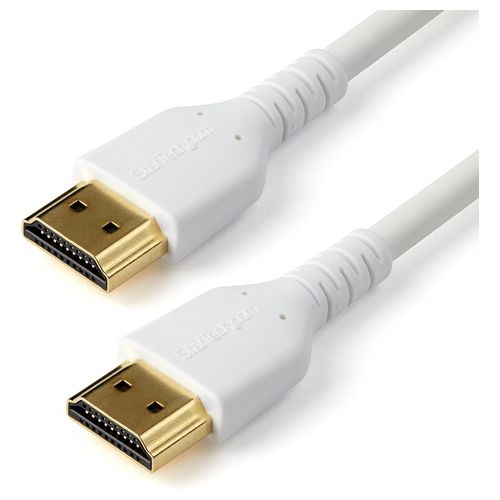 StarTech.com Cavo Premium HDMI ad Alta Velocita' 4K 60Hz con Ethernet da 1mt Bianco
