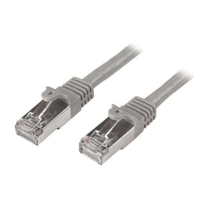 Startech.com Cavo di rete Cat6 Ethernet Gigabit Schermato - Cavo Patch RJ45 SFTP da 50 cm - Grigio