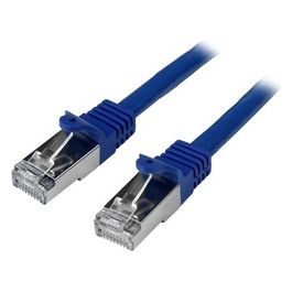 Startech.com Cavo di rete Cat6 Ethernet Gigabit - Cavo Patch RJ45 SFTP da 50 cm - Blu