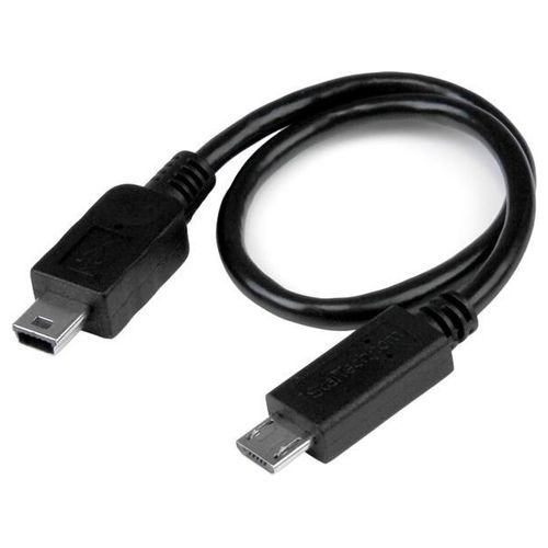 Startech.com Cavo USB OTG - Micro USB a Mini USB - M/M - 20cm
