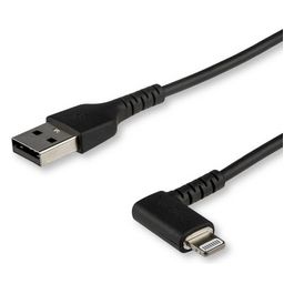 Cavo USB Angolare a Lightning Conforme Apple Mfi da 1mt Nero