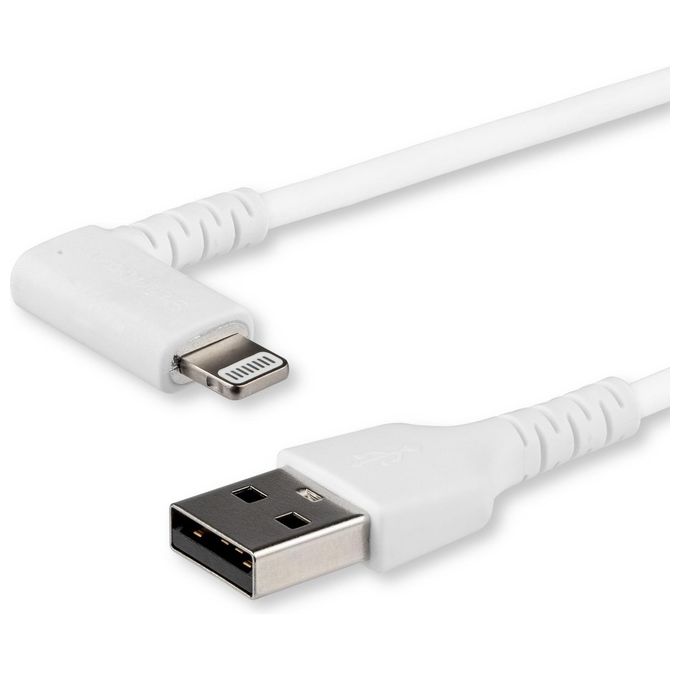 StarTech.com Cavo Usb Angolare a Lightning Conforme Apple Mfi da 1mt Bianco