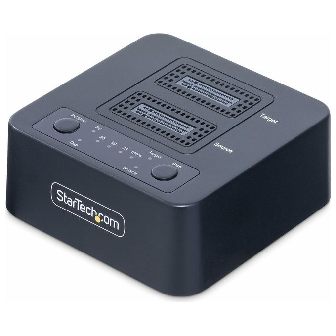 StarTech.com Duplicatore di Unita' M.2 Nvme 1:1 Cavi Usb-C-A Inclusi