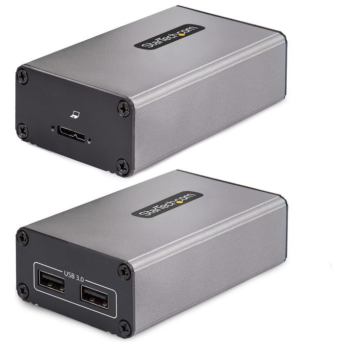 Startech.com Extender Usb 3.0 a 2 Porte su Fibra Multimodale Om3 - Lc-lc - Hub 2x Usb-a 5gbps