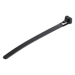 StarTech.com Fascette Fermacavo da 12cm Riutilizzabili 100 Pezzi Nero