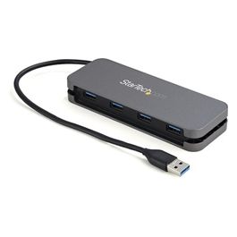 StarTech.com HB30AM4AB Hub di Interfaccia Usb 3.2 Gen 1 3.1 Gen 1 Type-A 5000Mbit/s Nero/Grigio