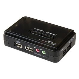 StarTech.com Kit Switch Kvm Usb Con Audio e Cavi 2 Porte