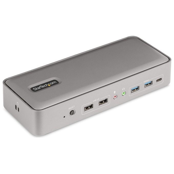 StarTech.com KVM Docking Station USB-C per Due Laptop