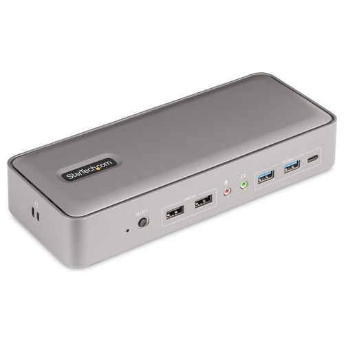 StarTech.com KVM Docking Station USB-C per Due Laptop