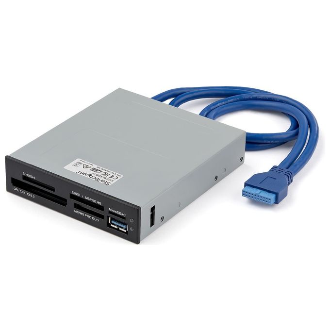 Startech.com Lettore interno di Schede memoria Flash USB 3.0 con supporto UHS-II