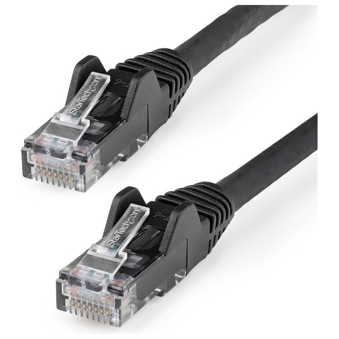 StarTech.com N6LPATCH3MBK Cavo di Rete Nero 3mt Cat6 U-UTP UTP