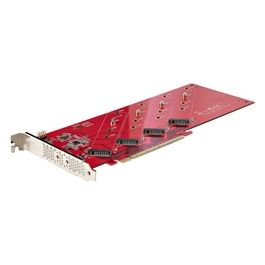 QUAD-M2-PCIE-CARD-B Scheda di Interfaccia e Adattatore Interno M.2
