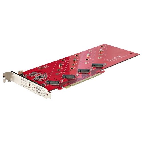 StarTech.com QUAD-M2-PCIE-CARD-B Scheda di Interfaccia e Adattatore Interno M.2