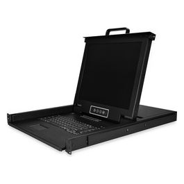 RKCONS1716K Console a Rack 17" 1280x1024 Pixel Acciaio Nero 1u