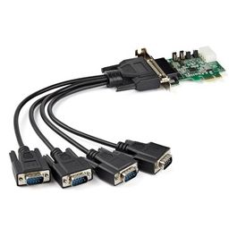 Scheda Adattatore Seriale Pci Express Rs232 a 4 Porte 16950 Uart Basso Profilo