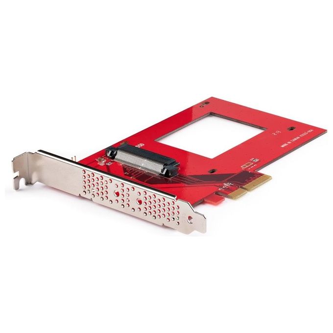 StarTech.com Scheda Adattatore da U.3 a PCIe Adattatore PCIe 4.0 x4 per SSD U.3 NVMe da 2.5''