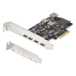 Scheda PCIe USB 3.2 5 porte USB-C e USB-A