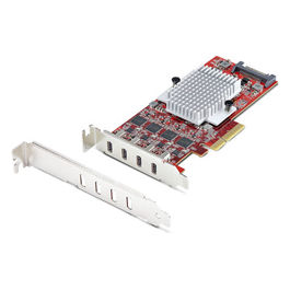 StarTech.com, Scheda PCIe USB-C, 4 Porte USB 3.2 10Gbps, 4 Controller Indipendenti