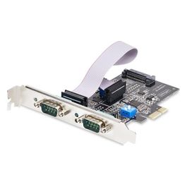 StarTech.com Scheda Seriale Pcie a 2 Porte Scheda Pci Express a Doppia Porta Rs232/rs422/rs485 (Db9)