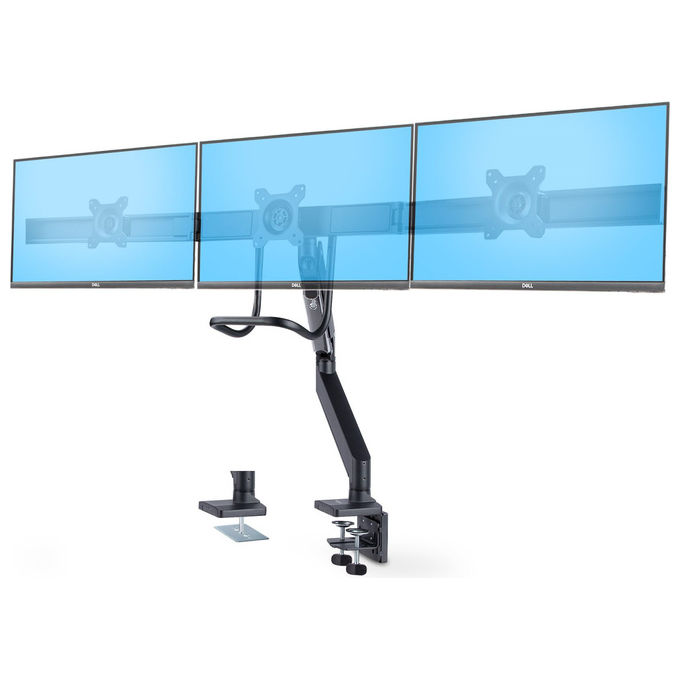 StarTech.com Supporto Monitor Triplo 27 Pollici Barra Trasversale VESA 75x75-100x100