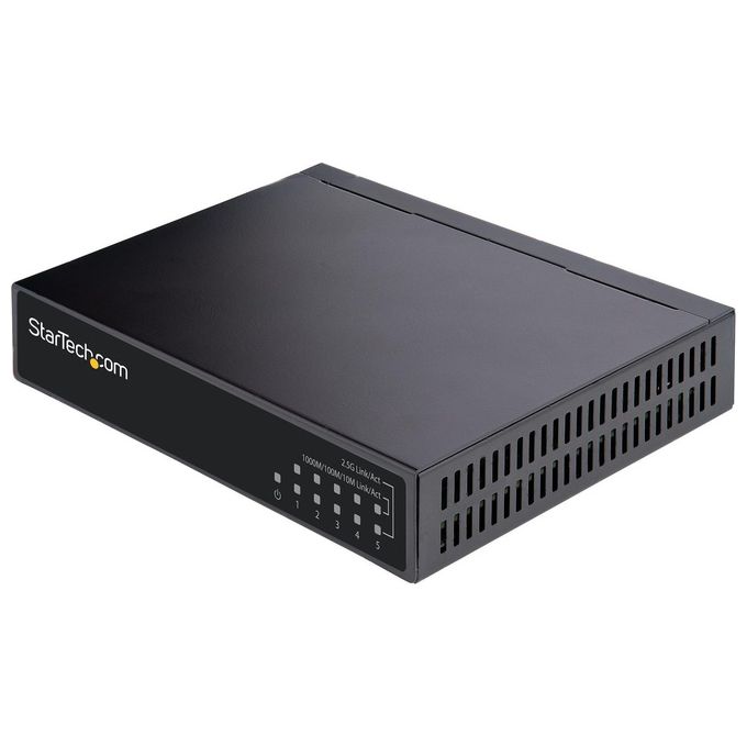 StarTech.com Switch 2.5g Unmanaged 5 Porte Splitter Ethernet Multi-Gigabit Auto-mdix 9K Jumbo