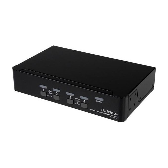 StarTech.com Switch Kvm Displayport Usb A 4 Porte Con Audio