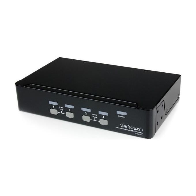 StarTech.com Switch Kvm Professionale Vga Usb A 4 Porte Con Hub