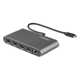 StarTech.com TB3DKM2HDL Thunderbolt 3 Mini Dock TB3 Docking Station per 2 Monitor HDMI 4K 60Hz