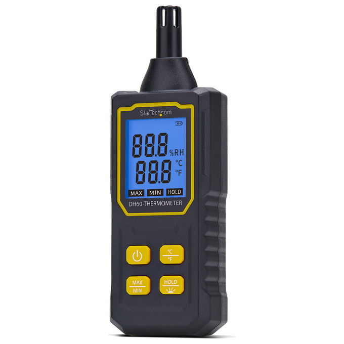 StarTech.com, Termoigrometro Digitale, Misuratore Portatile Umidita' e Temperatura, Display LCD, Sala Server Ufficio