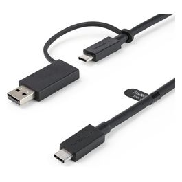 StarTech.com USBCCADP Cavo Usb 1mt Usb 3.2 Gen 2 (.1 Gen 2 Usb C Nero