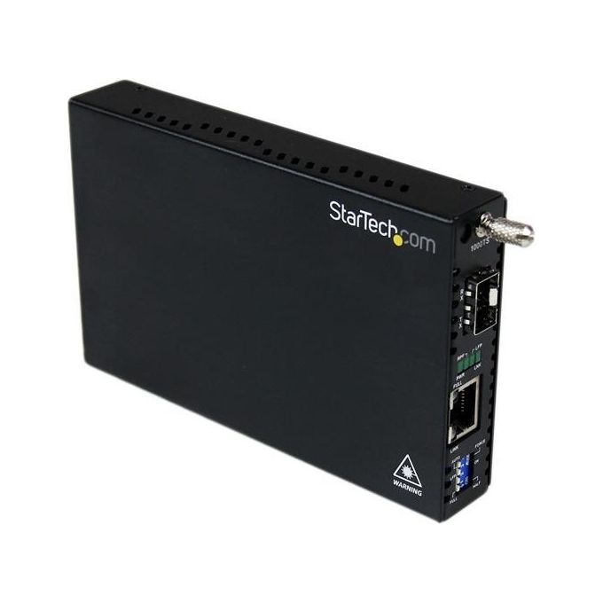 StarTech Convertitore multimediale in fibra Gigabit Ethernet con slot SFP aperto