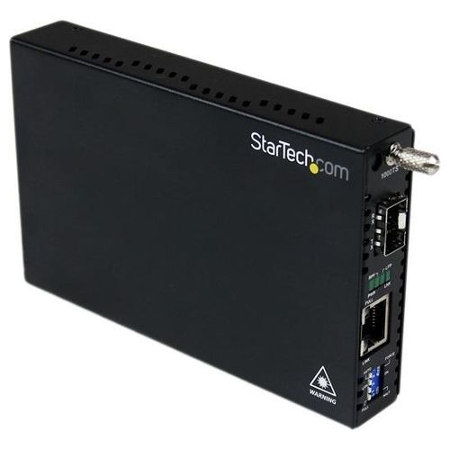 StarTech Convertitore multimediale in fibra Gigabit Ethernet con slot SFP aperto