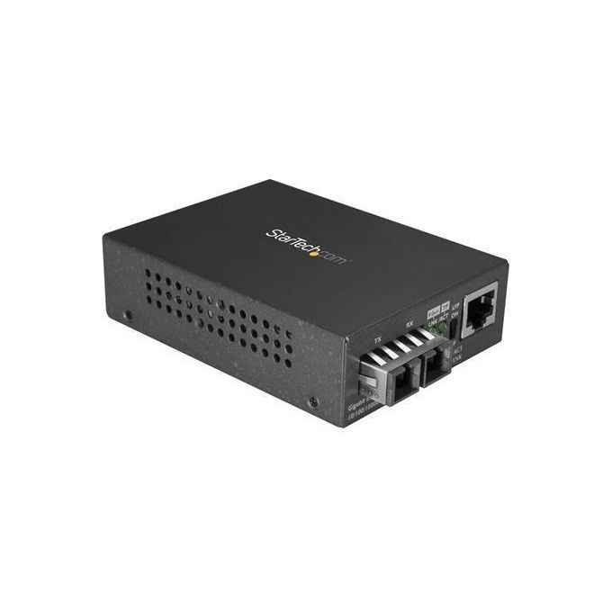 Startech Convertitore Multimediale Gbe a Fibra Sc 1000Base-lx Multimodale 10km