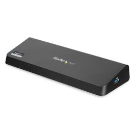 StarTech Docking Station Laptop universale USB 3.0 a doppia uscita video 4K DisplayPort / HDMI Gbe + porta USB a ricarica rapida